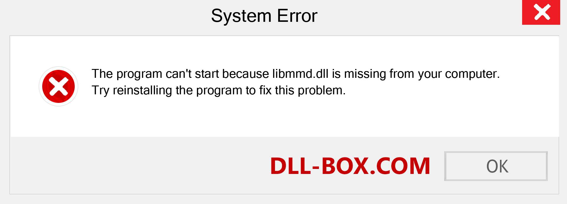  libmmd.dll file is missing?. Download for Windows 7, 8, 10 - Fix  libmmd dll Missing Error on Windows, photos, images